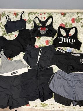 BUNDLE OF 10🖤 Women’s Gym/Cheerleading Clothes Activewear Size: Small-XSmall